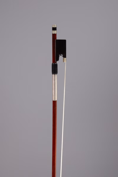 Pre-owned Pernambuco German violin bow stamped 'Conrad Gotz***'